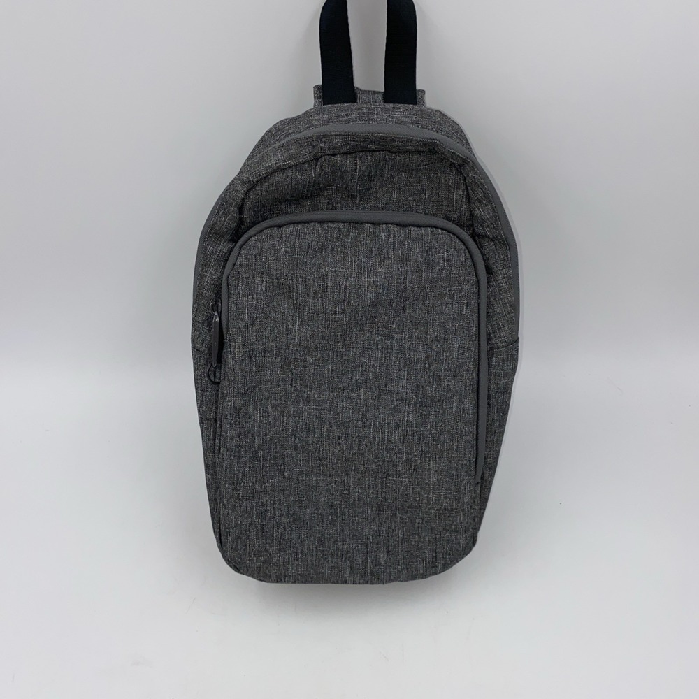 Gray Shoulder Travel Bag Men's Ladies Light Cross Body Adjustable Security Clips